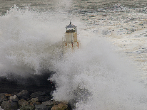 Camogli storm by G Ron