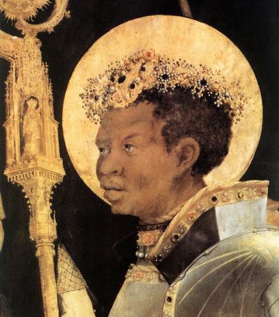 Nubian San Maurizio, painted between 1517 and 1523 by Matthias Gruenewald