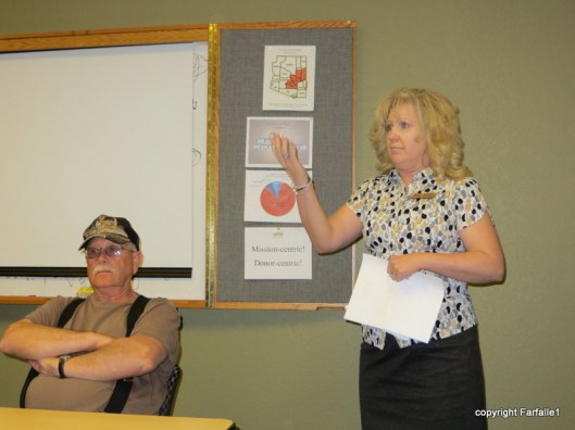 United Food Bank Tour melissa explains