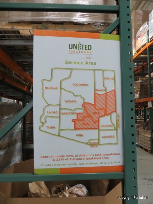 United Food Bank Tour service area