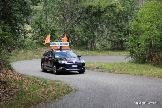 Inizio gara ciclistica