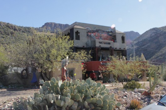 Superior House Tour painted outside Lasch home