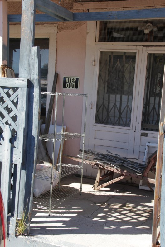 Superior House Tour sign keep out