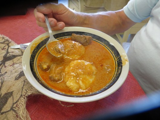 goat and rice balls in peanut soup-001
